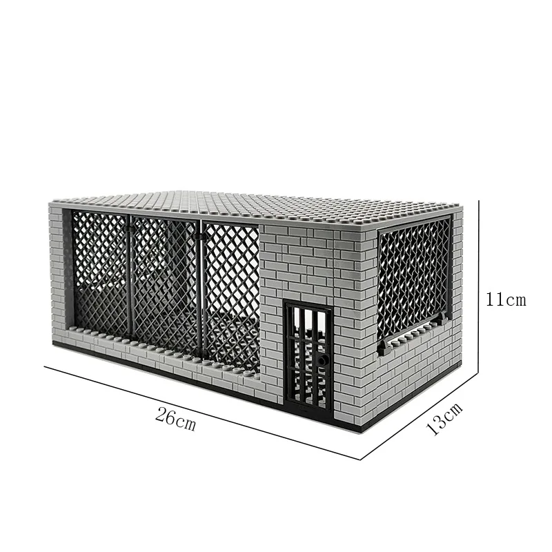 

Building Blocks Small Particles Puzzle Boys Children 6-14 Years Old Assembled Toy Barbed Wire Cage