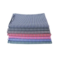 width 66 combed comfort simple stripe stretch cotton fabric by the half yard for t shirt coat material
