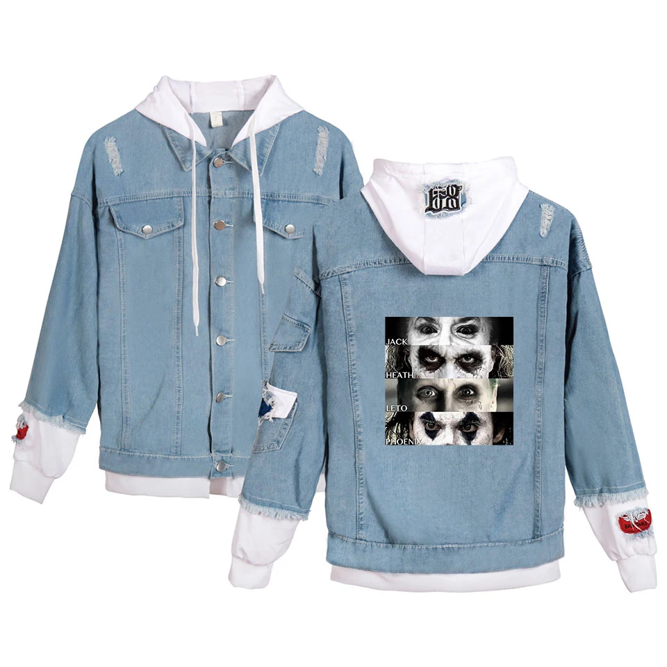 2019 джинсовая куртка легкая без названий Джокера Оригинальная Повседневная