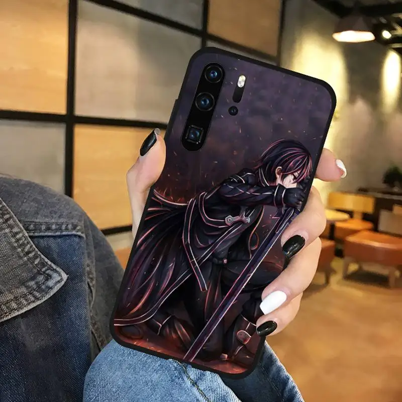 

Sword Art Online SAO anime Phone Case Funda For Huawei P9 P10 P20 P30 Lite 2016 2017 2019 plus pro P smart