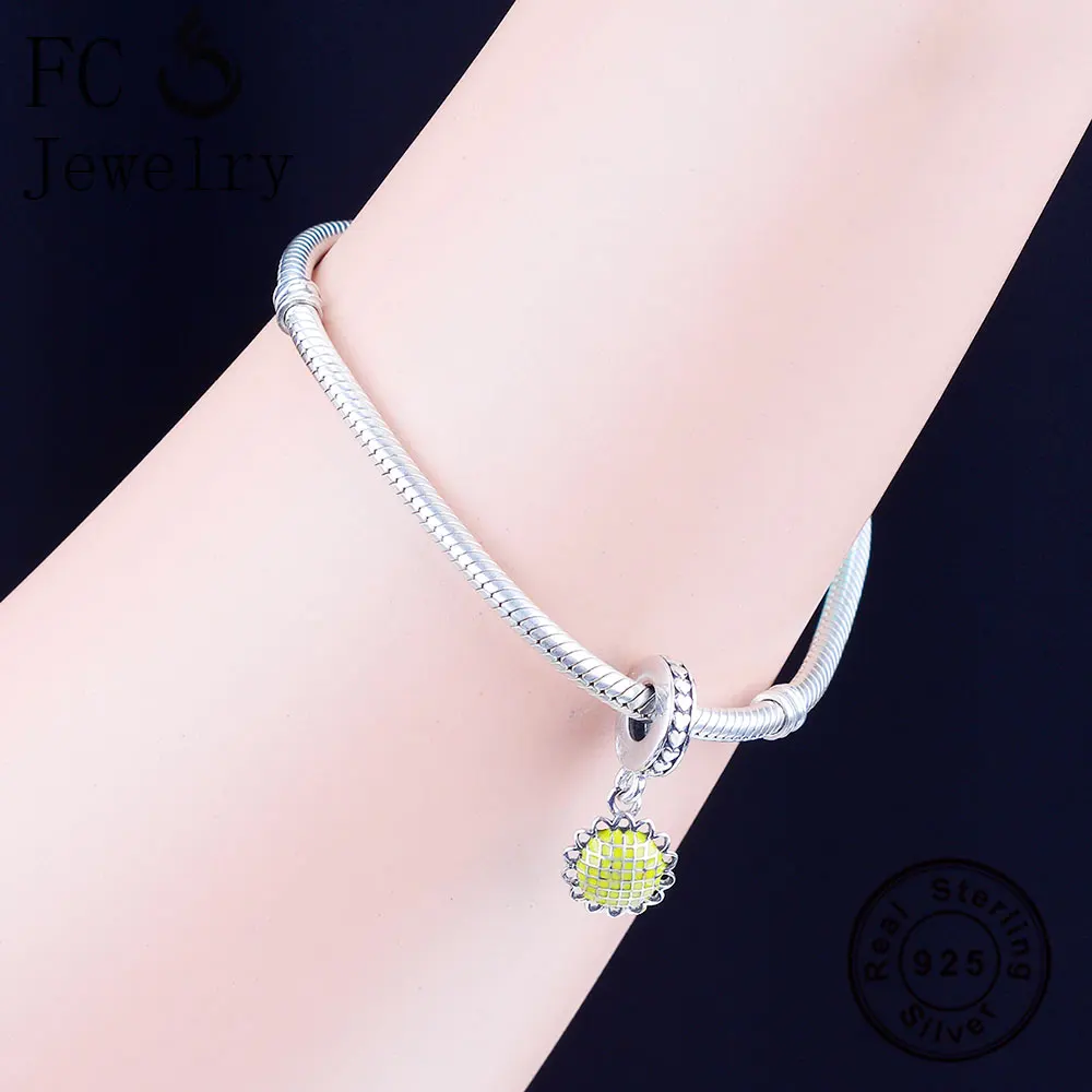 FC ювелирные изделия подходят к оригинальным браслетам Pandora брелоки 925 пробы