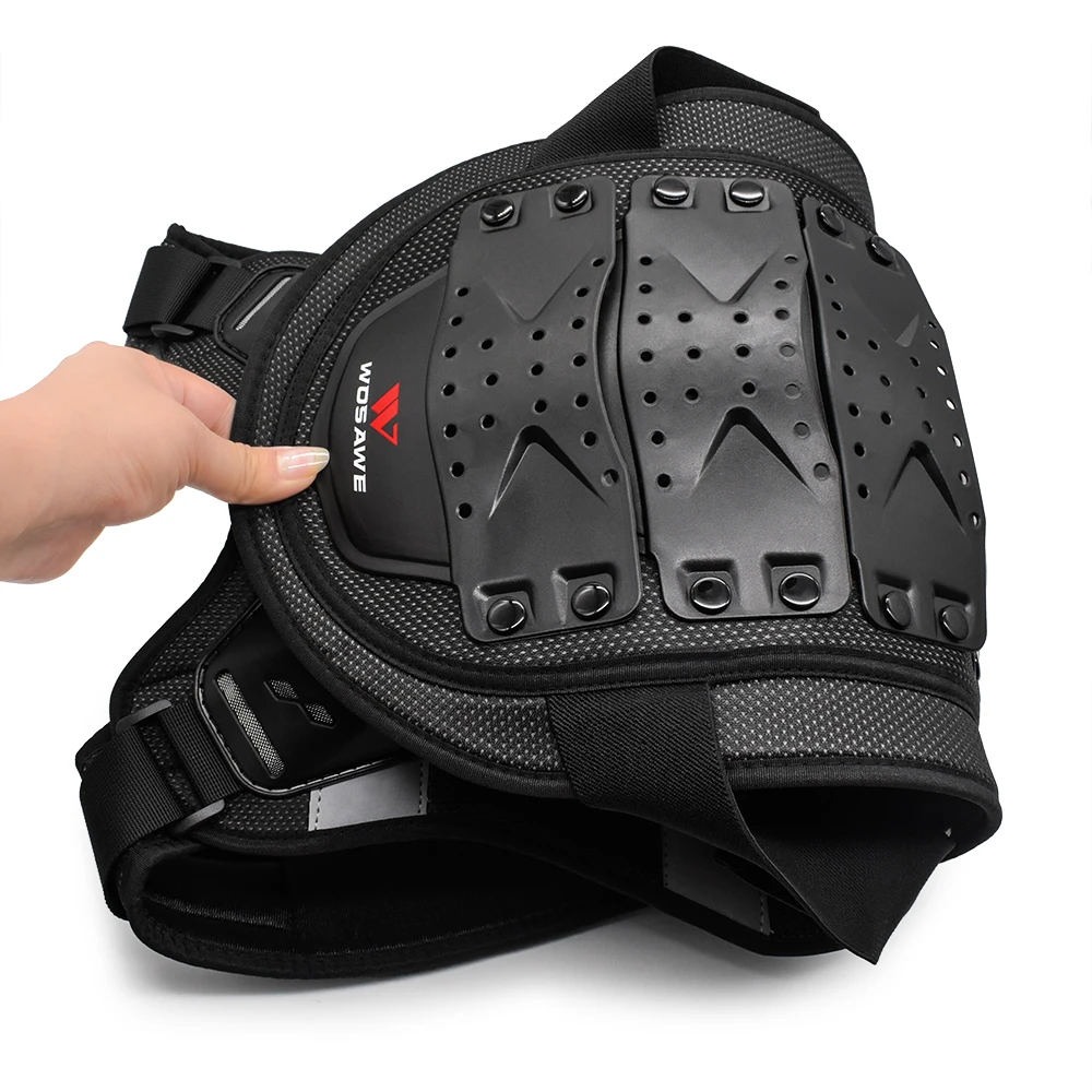 Армированный жилет WOSAWE для мотоциклистов и скейтбордов защитная куртка защиты