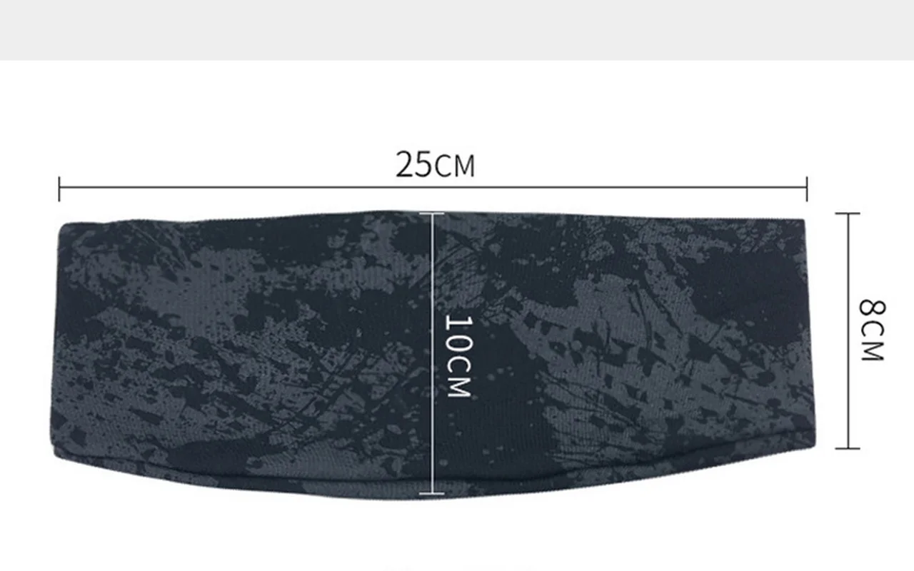 

Sports Headband Wide-brimmed Hair Band Sweat Guide Belt Lycra Breathable Running Riding Yoga Fitness Nonslip Turban Elastic