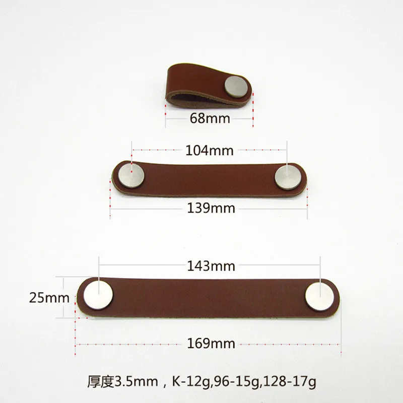 Замена кожаный ручка скоба для Рамка держалка мусорного пакета прикрепляемая к