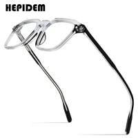 hepidem acetate glasses frame men oversize transparent square eyeglasses women optical prescription spectacles eyewear 9165