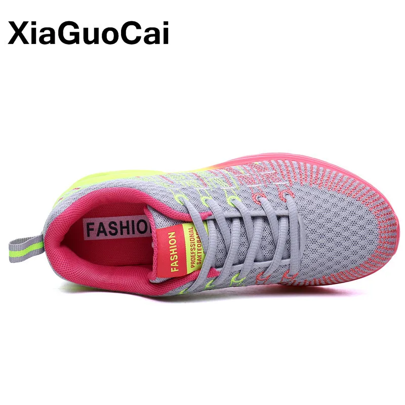 Women's Casual Shoes Breathable Big Size Cushioning Knit Woman Sneakers Lightweight Female Footwear Spring Autumn High Quality