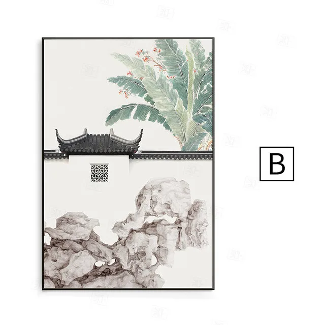 

New Chinese Style Lotus Canvas Painting Posters and Print Ink Paintings for Aisle Wall Art Picture for Living Room Cuadros Decor