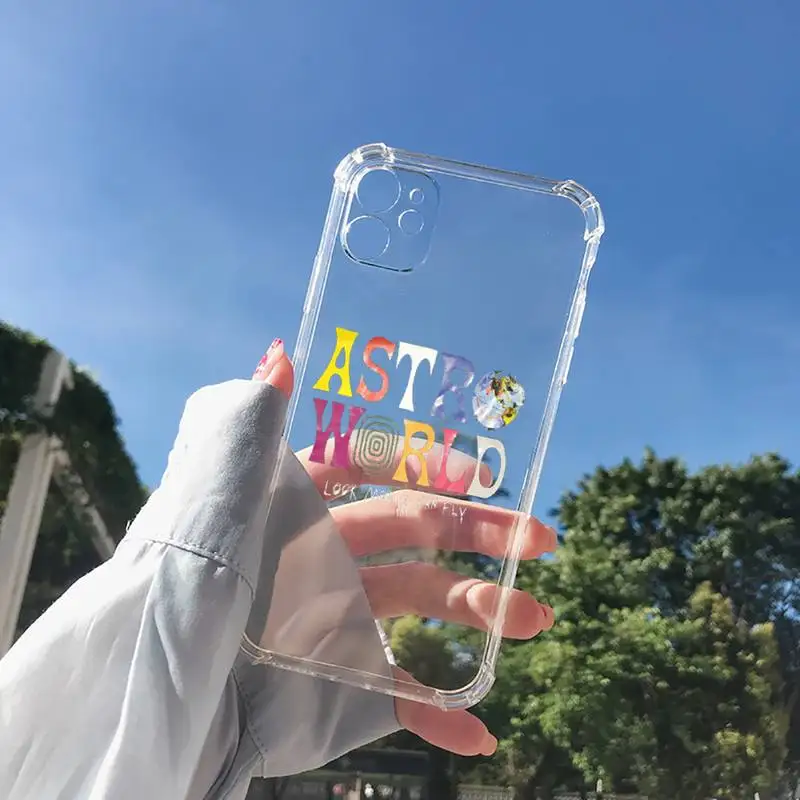 

Travis Scotts Astroworld Phone Case Transparent for Clear iPhone 11 12 8 7 6 6S XS MAX Plus X 5S SE 2020 XR mini pro