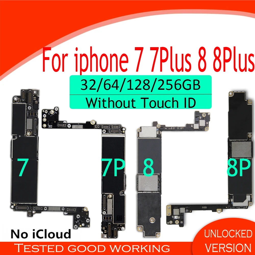 Материнская плата для iphone 7 8 материнская Plus без Touch ID обновление и чистка