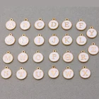 10 шт.26 шт., подвески с буквами-алфавитами