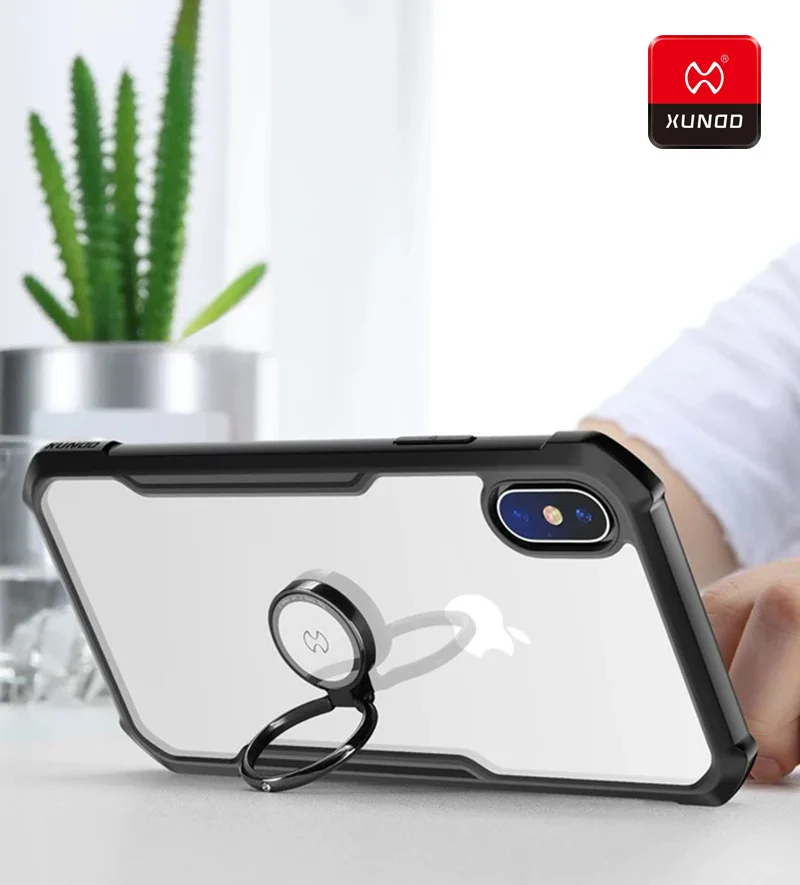 Магнитный автомобильный держатель чехол для iphone 11 pro x xs max xr Роскошный прозрачный