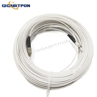 10m 500m ftth fiber optic cable sm fc fc 1 core 2 steel fcupc fcupc plug in fiber optic cable g675a1 single mode fiber jumper