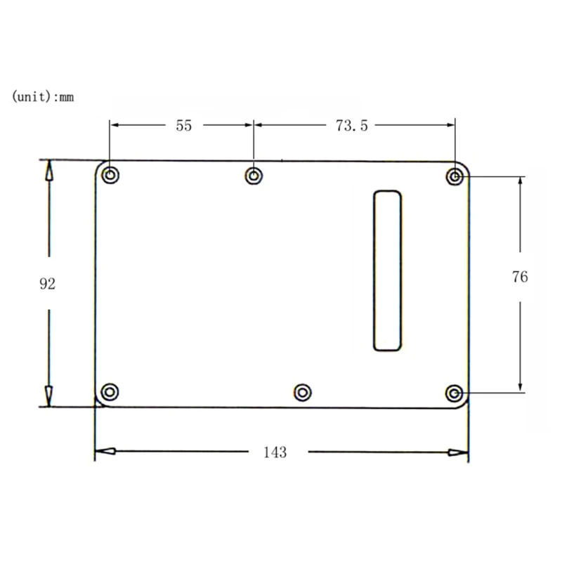 

1Pcs Electric Guitar Back Plate,Guitar Pickguard Cover Back Plate for ST Style Electric Guitar Accessories