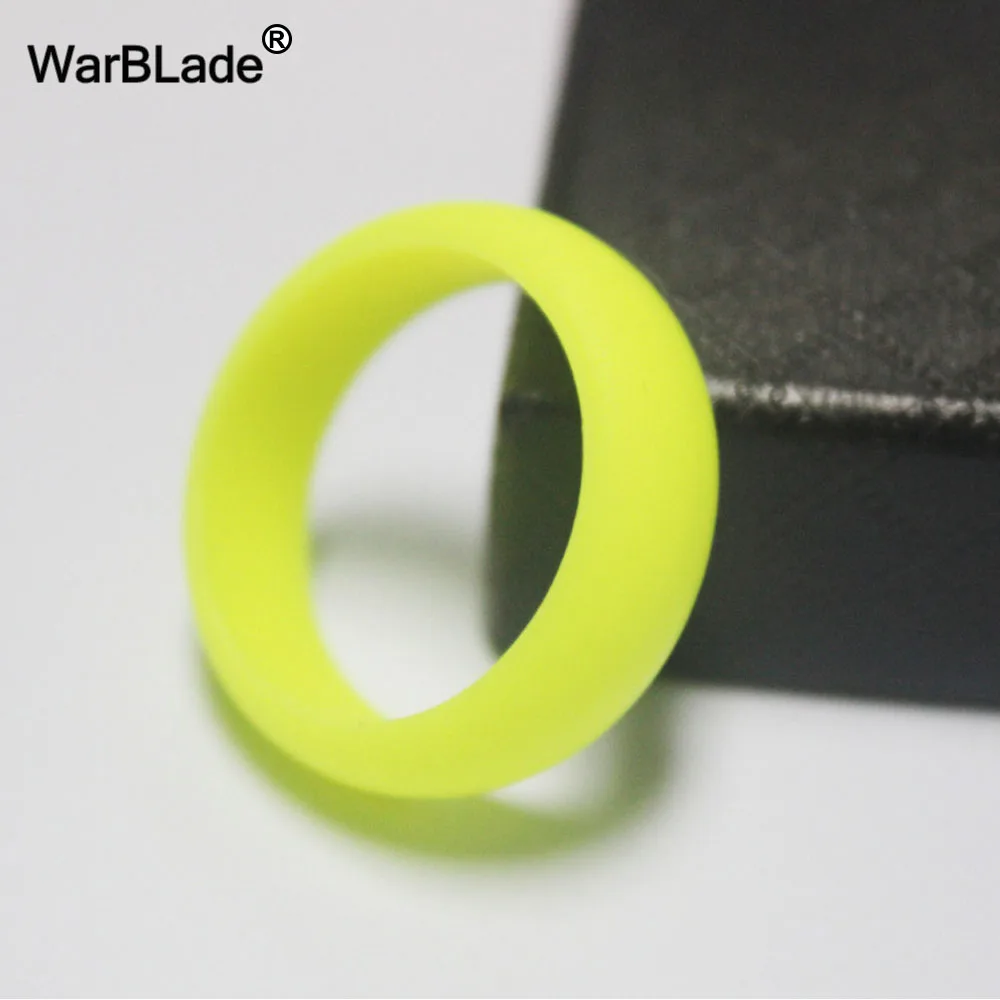 Мужские силиконовые кольца WarBLade 8 мм гипоаллергенные гибкие спортивные