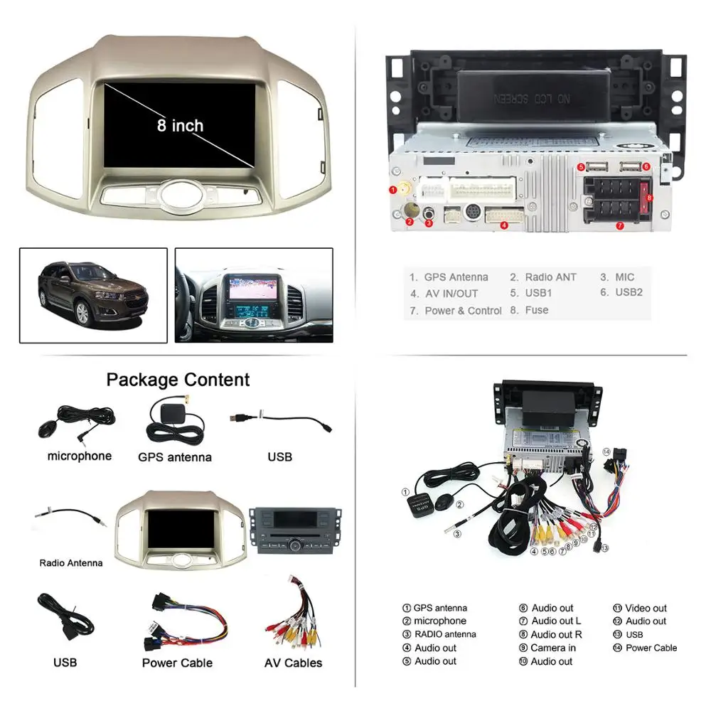 Автомобильный DVD плеер Aotsr Android 9 0 с GPS навигацией для CHEVROLET CAPTIVA 2007 2012