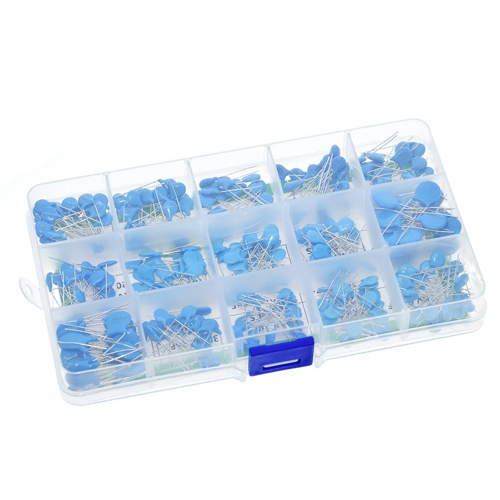 15 значений * 20 шт. комплект конденсаторов высоковольтные керамические