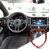 eco friendly sticker red steering wheel center logo insert trim sturdy logo frame trim durable