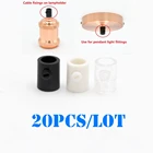 20 шт., пластиковые защелки для кабелей с резьбой M10