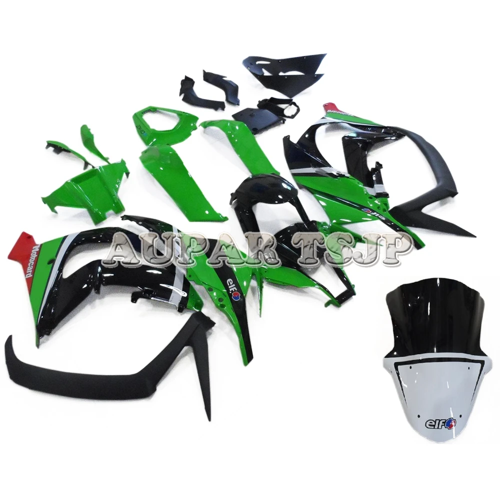 

Sportbike Fairings For Kawasaki ZX10R ZX-10R 2011 2012 2013 2014 2015 ABS Plastic Injection Molding Bodywork- Green Black