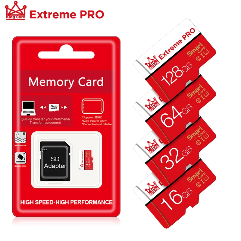 

High speed Red micro sd card 8GB 16GB 32GB 64GB SDXC/SDHC class 10 Flash Memory Card micro sd 32gb sdcard for smartphone