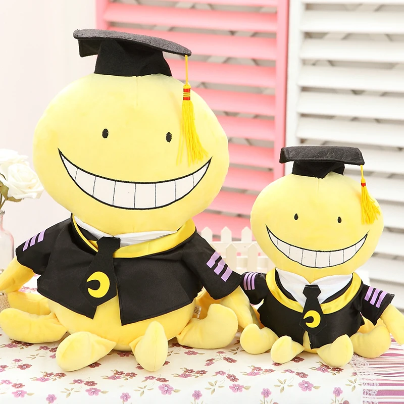 Cute Octopus doll Korosensei Koro Sensei Teacher Plush Stuffed Toys Cartoon Animals Dolls Graduate Kids Assassination Classroom | Игрушки и