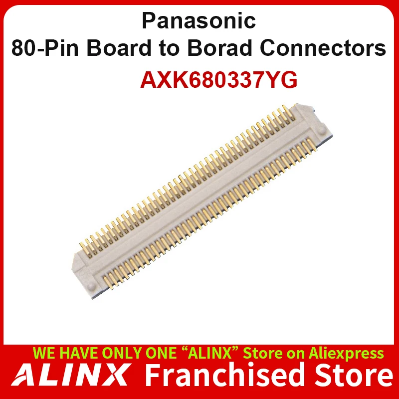 

ALINX AXK680337YG: Panasonic разъем 80-контактный