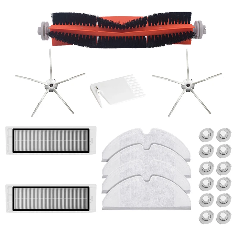 

For Xiaomi Roborock S6 S60 S65 S5 MAX T6 Vacuum Cleaner Accessories HEPA Filter Mopping Cloth Main Brush Kit