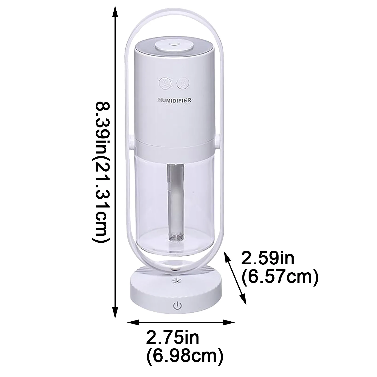 

Portable Mini Humidifier 200ml Small Cool Mist Humidifier With Night Light Air Humidifiers and Aromatizers for Home Conditioning