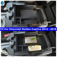 armrest arm rest storage box center console compartment glove tray organiser cover fit for chevrolet holden captiva 2012 2018