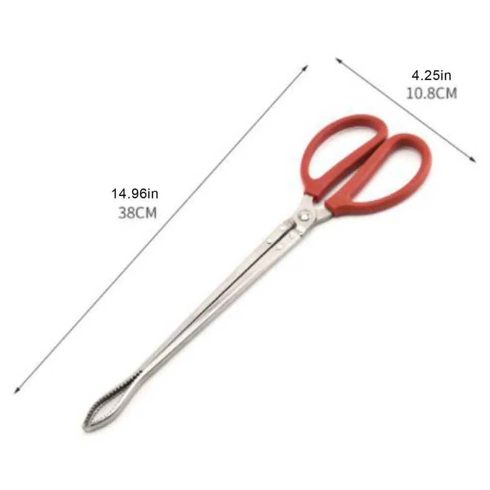 

Stainless Steel Snake Pliers Loach Clip Finless Clip Safety Multifunctional Claw Catch Fishing Tools