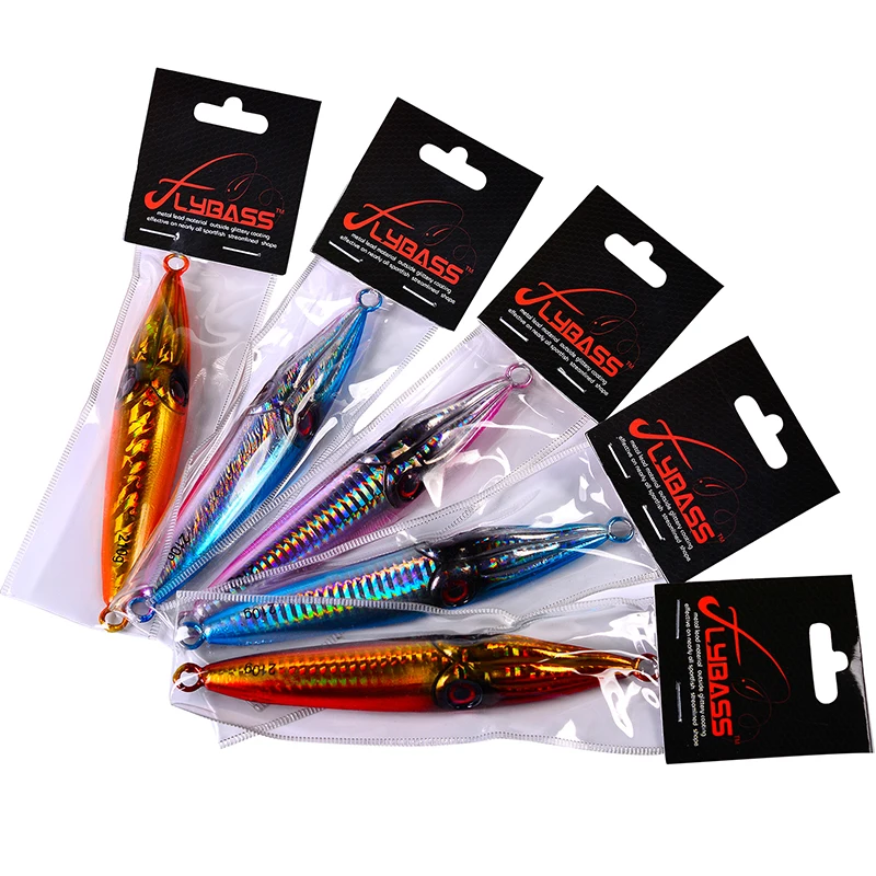 

PROBEROS 7PC Metal Lure Fishing Bait 210G Lead Fish Metal Jig Fishing Lure with Hook Scale Fishing Lure Jigging Lure
