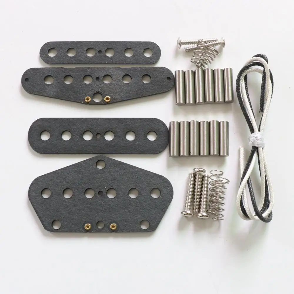 Бесплатная доставка наборы для захвата гитары Flatwork Neck & bridge Alnico с 2 стержнями