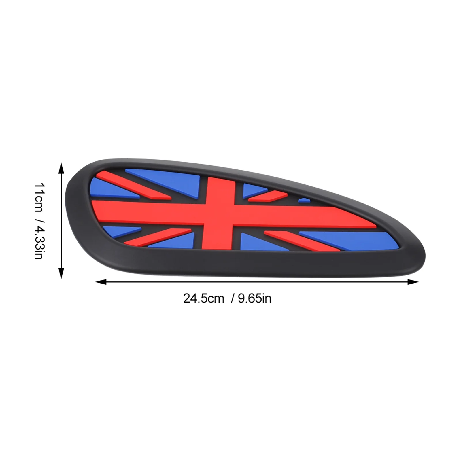 

1 Pair Retro Modified Fuel Tank Stickers Motorcycle Nonslip Traction Pads