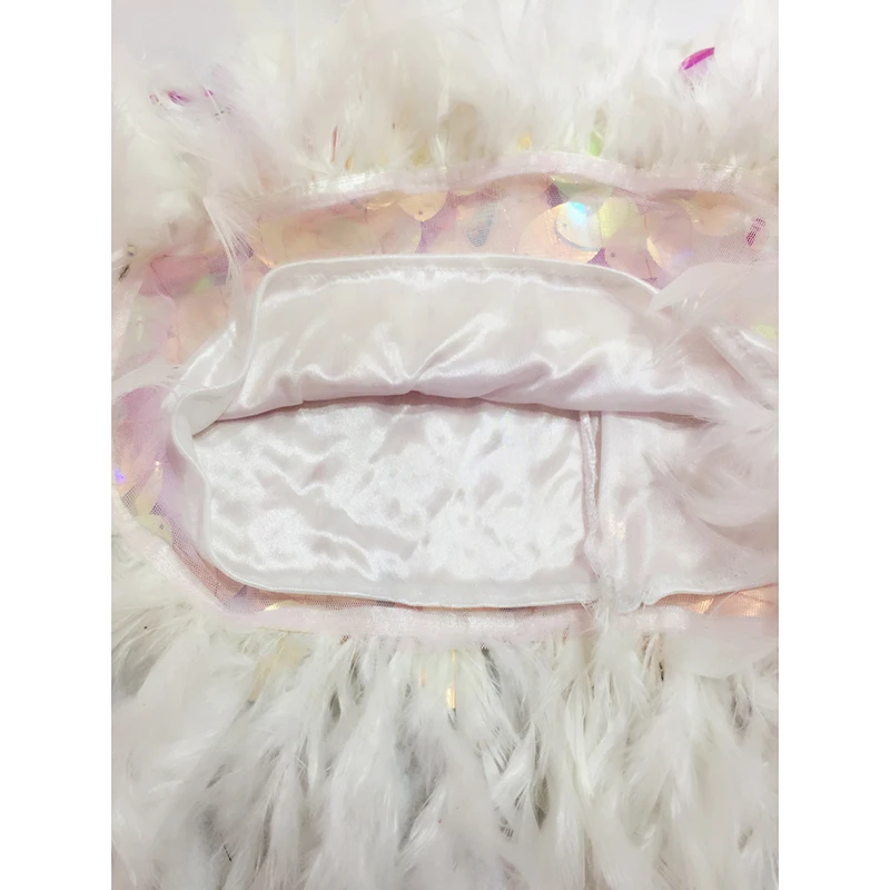 Блестящая голографическая юбка с блестками эластичная резинка на талии пэтчворк