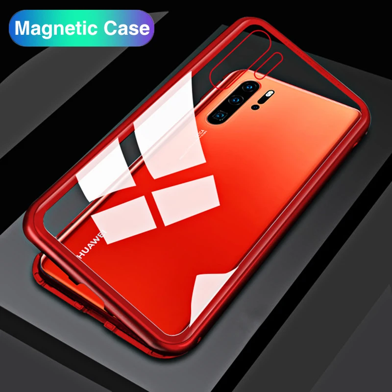 Магнитный адсорбционный чехол для huawei P30 Pro Light P30Pro P 30Pro 30 360 Магнитная Задняя