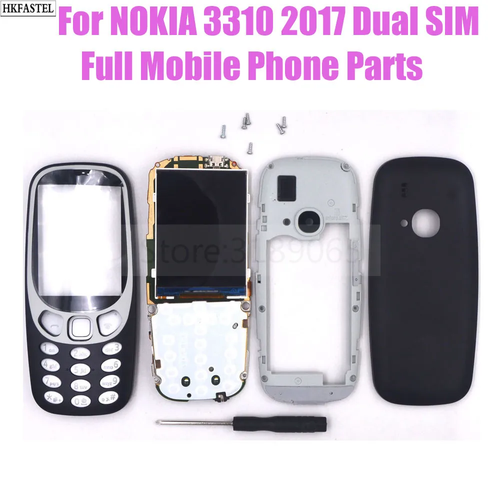 Материнская плата для Nokia 3310 2017 с двумя SIM-картами и полноразмерной клавиатурой |