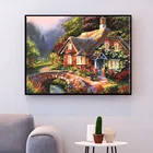 Хуакан крест вышивка Дом хлопчатобумажная нить живопись DIY рукоделие Наборы 14CT вышивка декорации домашнее украшение