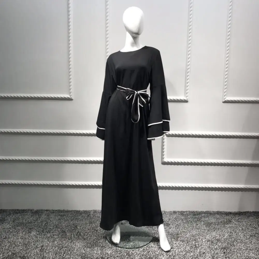 LR181 Tassel Kaftan Dubai Abaya Kimono Robe Muslim Hijab Dress Abayas Caftan Marocain Qatar Elbise Turkish Islamic Clothing |