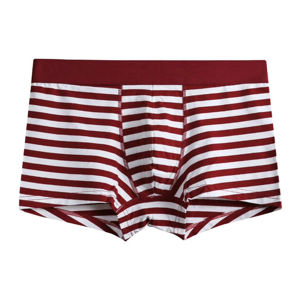A0125 Red L3 Мужские хлопковые мягкие Unerpant мужское Мужское нижнее белье, боксеры с коротким мошонком, забота о капсулах, функция молодежного здоровья, сеульские выпуклые трусы-боксеры - Цвет: A0125 Red L3