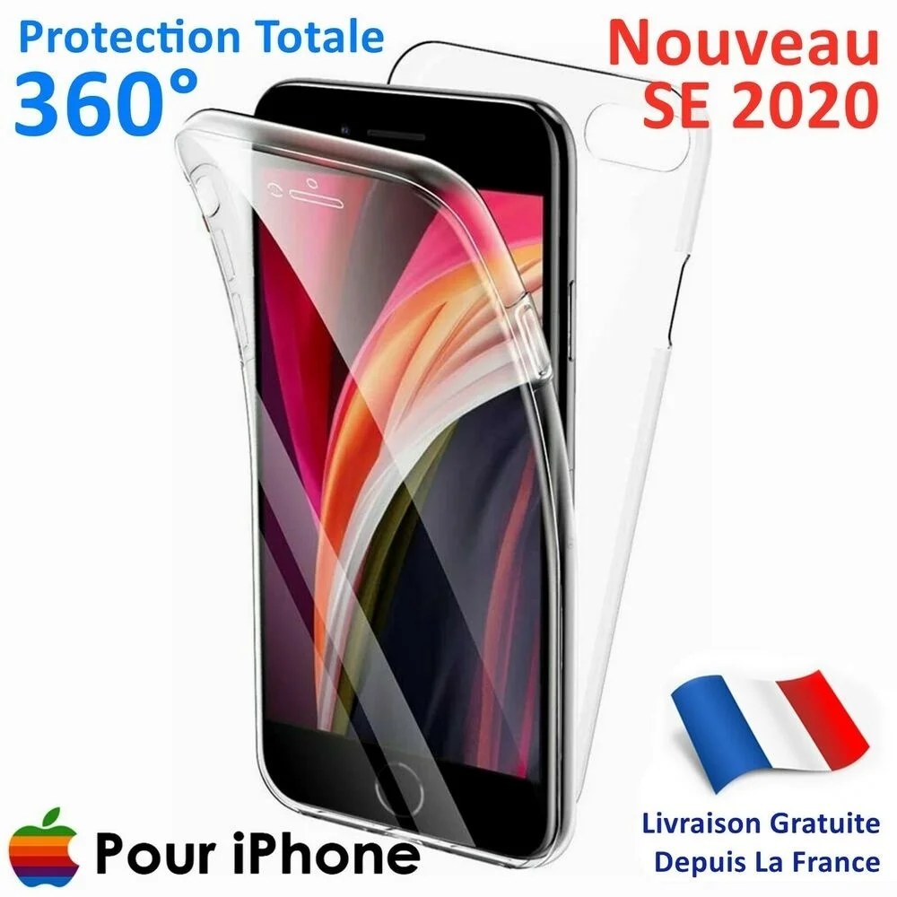 

Coque Protection 360 for iPhone 8 7 6 Plus 12 11 Pro XS MAX X XR SE 2020 Intégrale