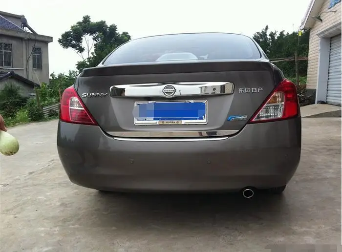 Спойлер для Nissan Sunny Versa спойлер из АБС-материала заднего крыла автомобиля задний