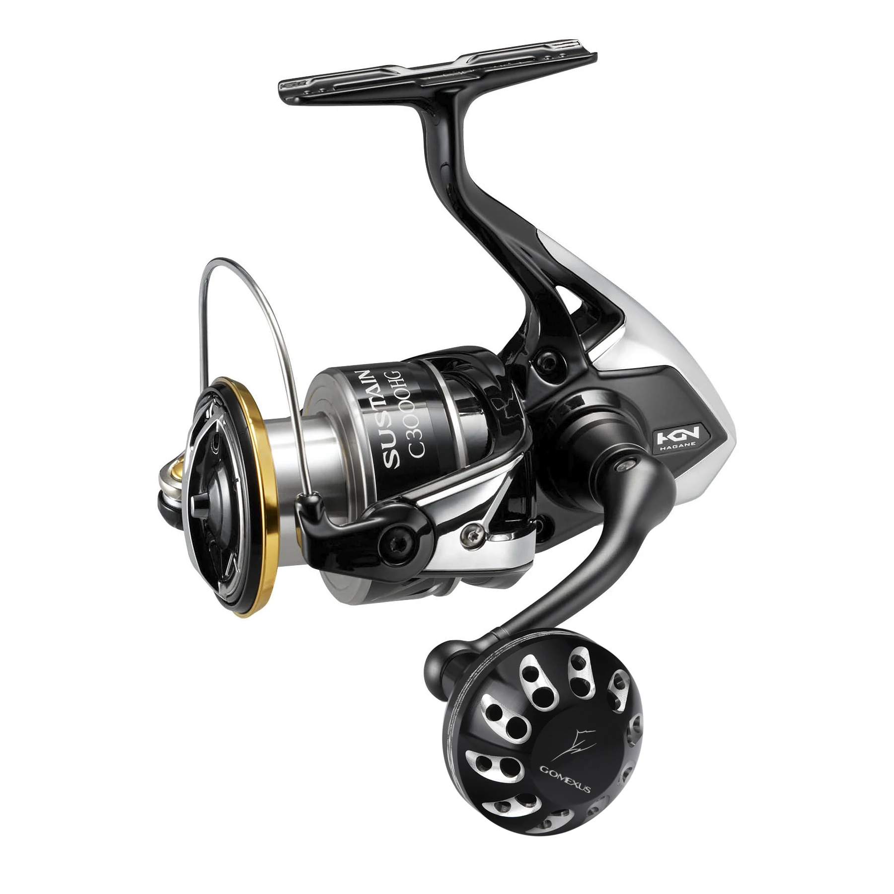 Gomexus ручка для катушки для Daiwa Exceler LT legalis LT Revros LT Caldia LT 1000-4000 катушка 35 мм Идеальная Прямая посадка
