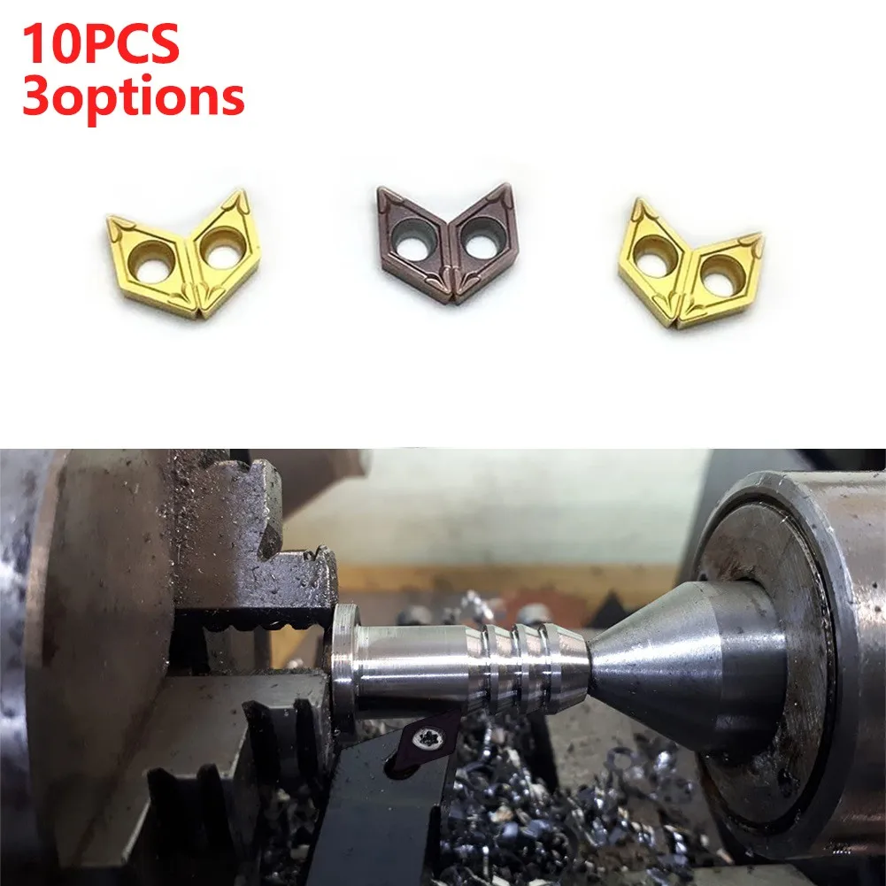

10pcs DCMT11T304 UE6020 DCMT32.51 Carbide Inserts Internal Turning DCMT 11T304 Cutter Lathe Blade CNC Metal Tool For SDJCR/L