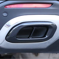 tail throat trim for mercedes gle w167 gle carbon gle 2020 gle 350amg 450 500e glc x254 exterior decoration accessories