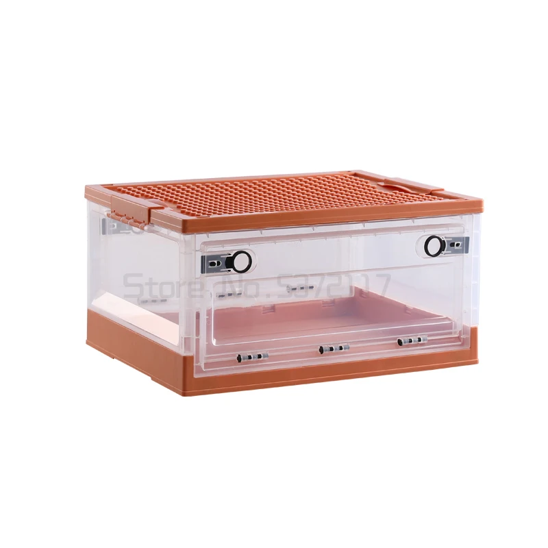 

Ящик для хранения, детали для строительных блоков, искусственный прозрачный контейнер для хранения большой емкости, складная отделочная ко...