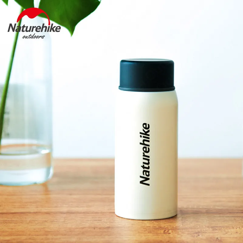 White-350ml Naturehike 316 Нержавеющая сталь изоляционная Чашка 500 мл Портативный 12 часа тепла/сохранение холода для путешествий на открытом воздухе Leakageproof чашки - Цвет: White-350ml