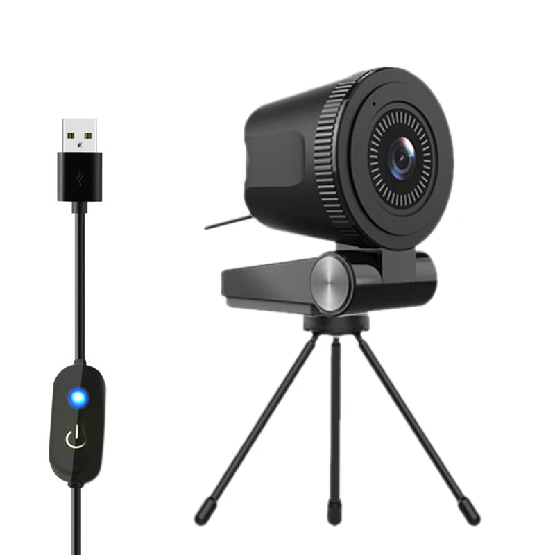 

C380 Компьютерная камера 4K с автофокусом для дома и офиса, 60 кадров в секунду, встроенный микрофон, веб-камера для конференций и прямых трансля...