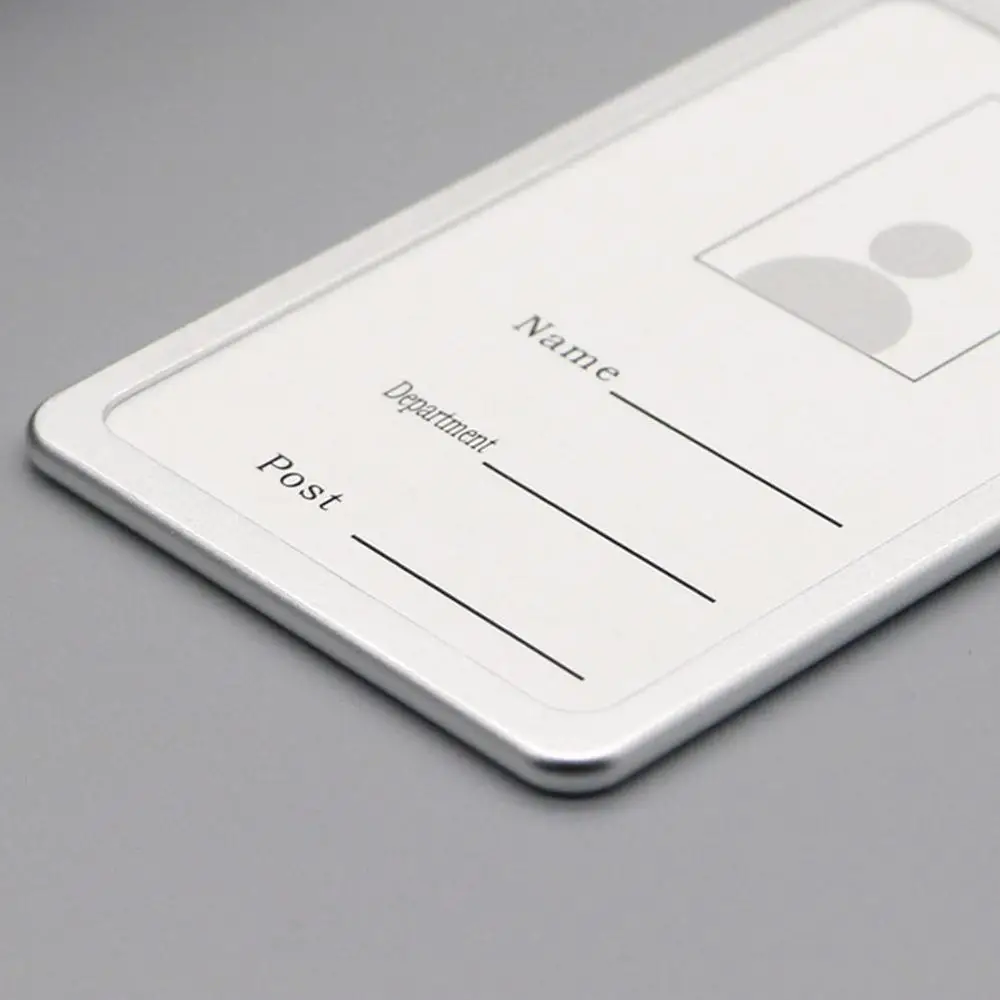 1 шт. металлический держатель для удостоверения личности визитница безопасности