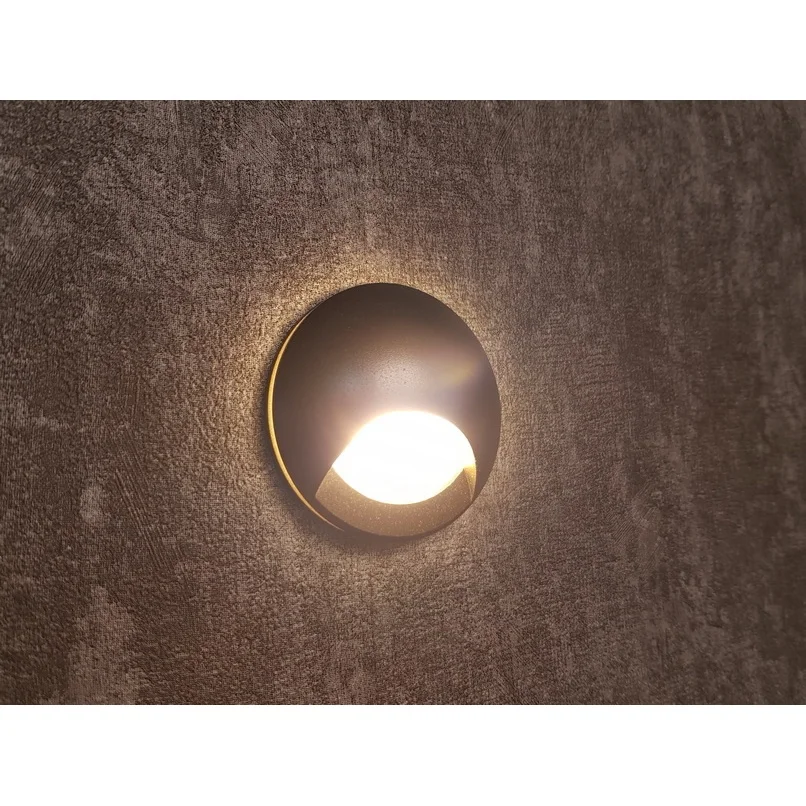 Recessed led round light stage lighting warm white 3W | Освещение