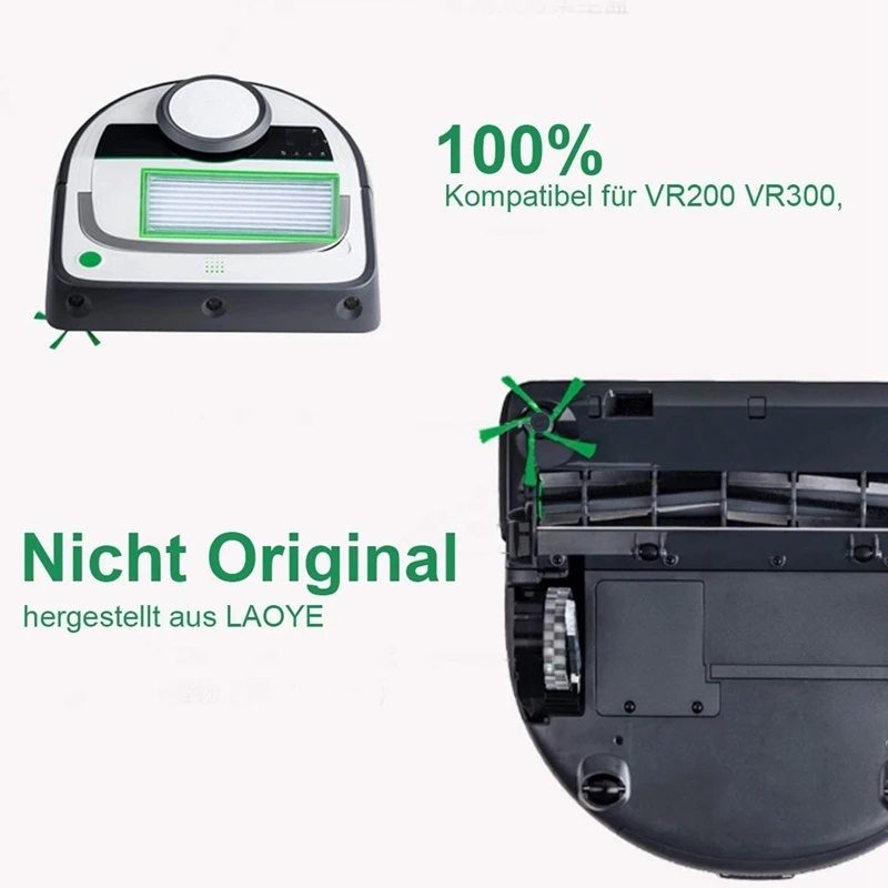 9 запасных частей для робота пылесоса Vorwerk Kobold VR200 VR300 адаптированные запасные